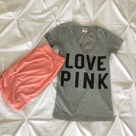 PINK Victoria's Secret Tops - PINK by Victoria’s Secret size XS V-Neck T Shirt
